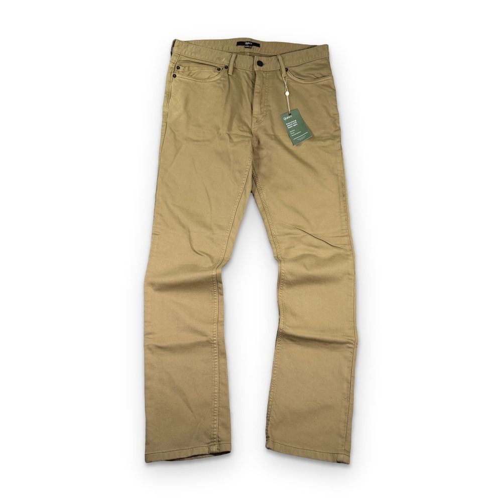 NEW Quince Traveler 5 Pocket Pant Mens 30x32 Khaki Tan Stretch Cotton Chino NWT